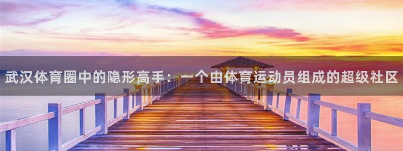 yy易游官方正版app开户：武汉体育圈中的隐形高手：一个由体