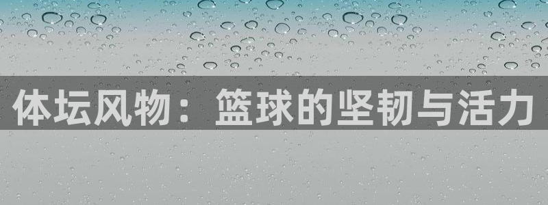  yy易游体育平台能提现吗：体坛风物：篮球的坚韧与活力